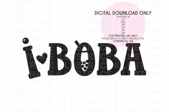 Boba Stickers SVG: Graphics for Crafts-Driven Branding