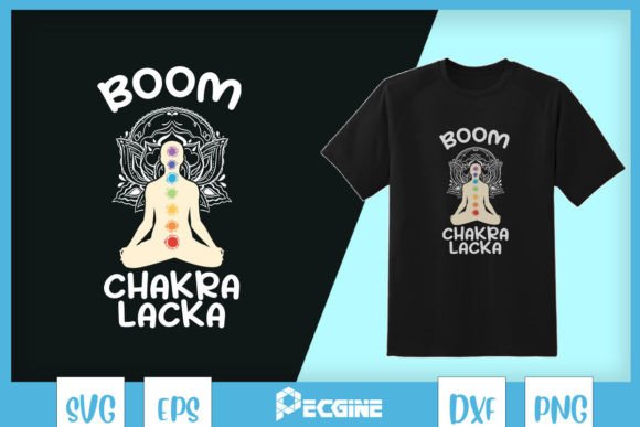Boom Chakra Laka Yoga SVG: Crafts & Graphics for Mindful Makers