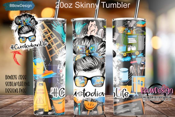 Custodian Life 20oz Skinny Tumbler