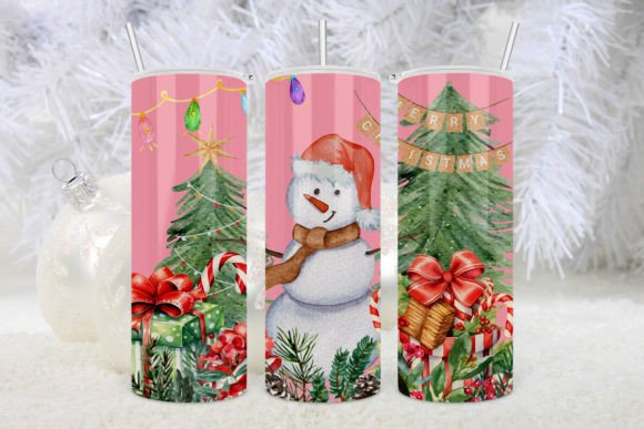 Cute Snowman Gifts Christmas Tumbler Graphics for Crafts