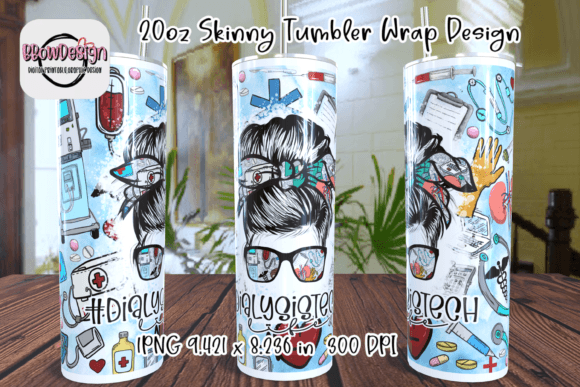 Dialysis Tech Life Graphics & Tumbler Wraps
