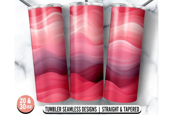 Pink Ombre Skinny Tumbler Wrap: Graphics & Crafts Asset Review