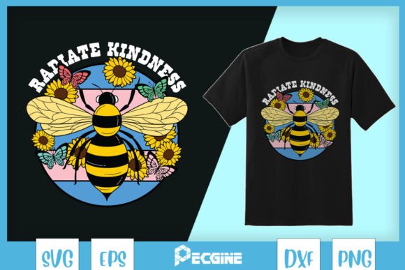 Radiate Kindness Bee Floral SVG: Crafts & Graphics Review